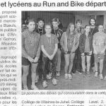Départementaux run and bike 2013